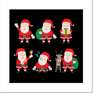 Santa Claus Collections Posters and Art